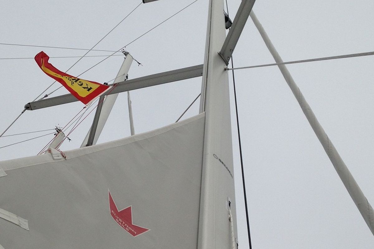 Alisahni, a Bavaria Cruiser 41 sailboat at Kos, Greece