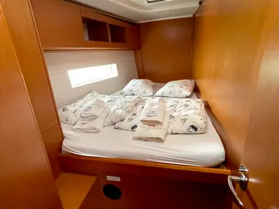 Cabin on Hangover, a Bavaria C50 Holiday sailboat at Grad Kaštela, Croatia