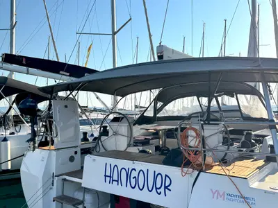 Hangover, a Bavaria C50 Holiday sailboat at Grad Kaštela, Croatia