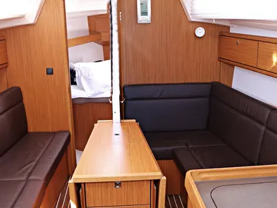 Salon of Chiara, a Bavaria Cruiser 33 sailboat at Općina Sukošan, Croatia