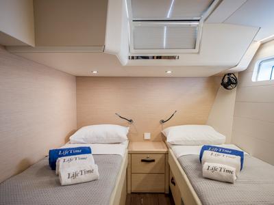 Cabin on Life Time, a Jeanneau 64 sailboat at Athens, Greece