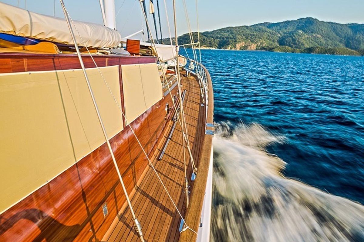 Exterior view of Wicked Felina, a Unknown Wicked Felina yacht at Bodrum, Turkey