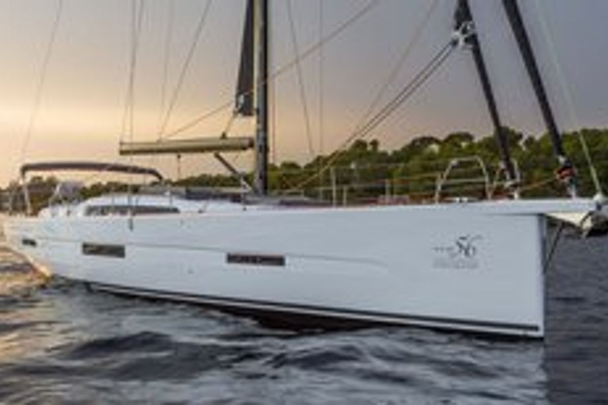 Exterior view of My Way, a Dufour Exclusive 56 sailboat at Općina Rogoznica, Croatia