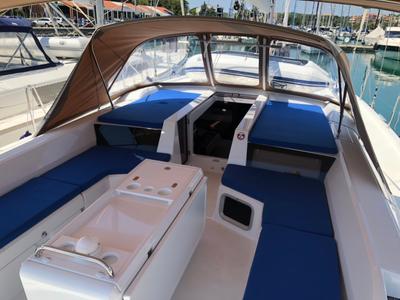 Deck of Marea, a Beneteau Oceanis 51.1 sailboat at Općina Medulin, Croatia