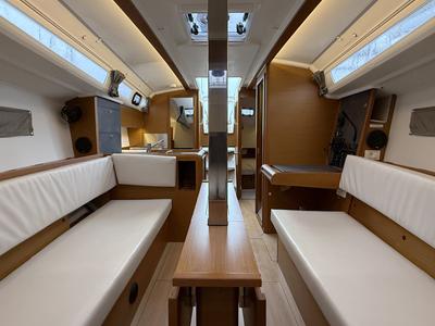 Salon of Ana, a Jeanneau Sun Odyssey 349 sailboat at Grad Pula, Croatia