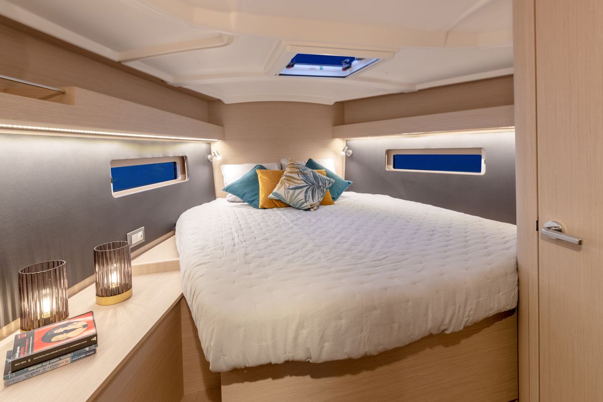 Cabin on Moorings 42.3 Club, a Beneteau Oceanis 40.1 sailboat at Grand Anse, Grenada