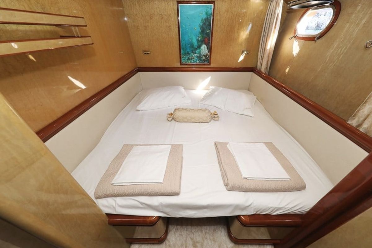 Cabin on MY Blanka, a CCYD M/Y Blanka yacht at Split, Croatia