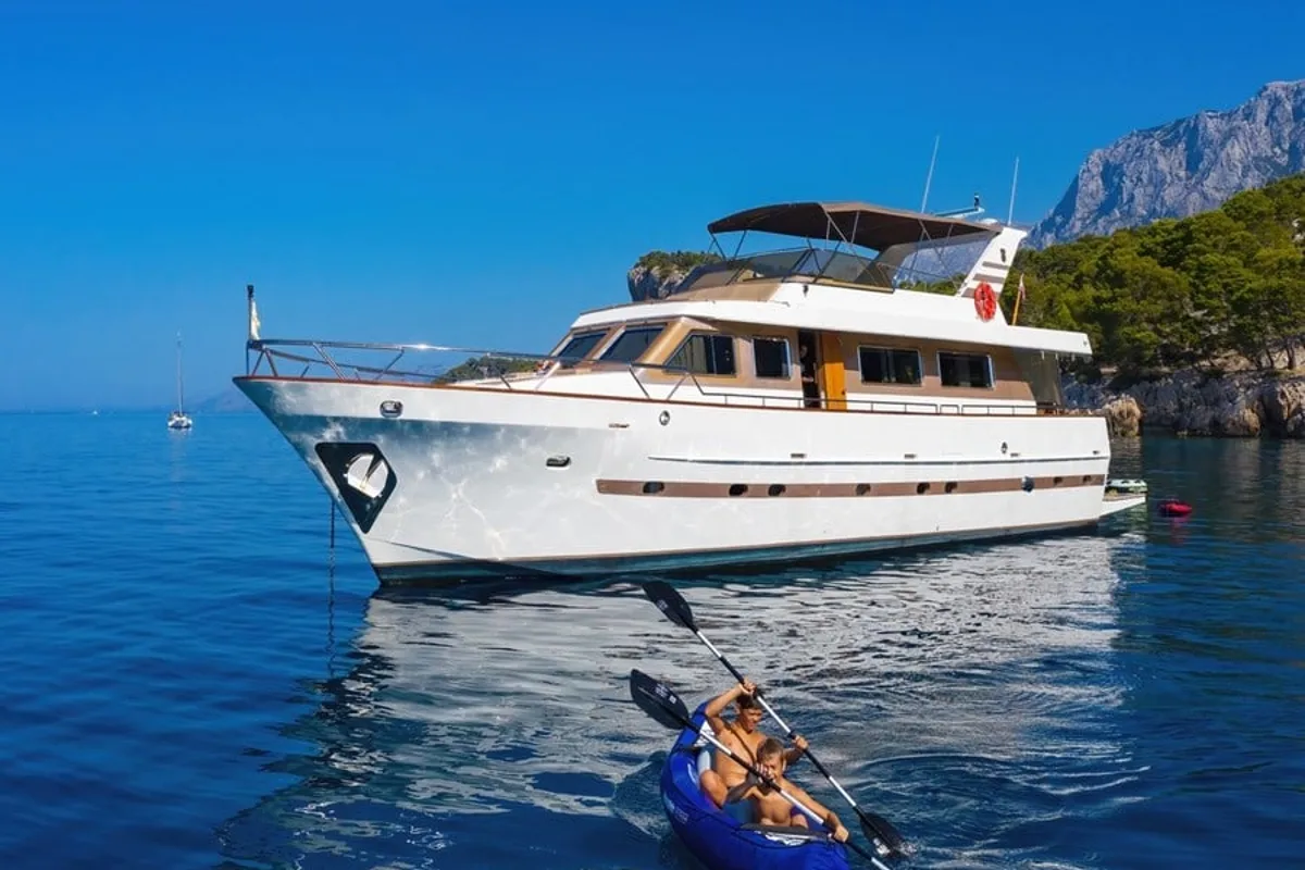 Exterior view of MY Blanka, a CCYD M/Y Blanka yacht at Split, Croatia