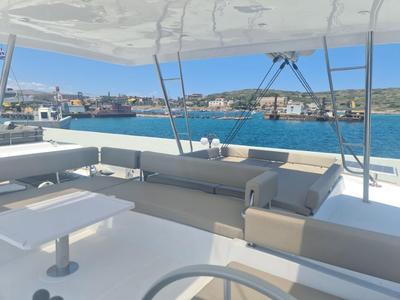 Deck of ANAFI - Fully Equipped, a Bali 4.6 catamaran at Lavreotiki Municipal Unit, Greece