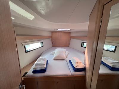 Cabin on Kaze Maru, a Bavaria C42 sailboat at Volos Municipality, Greece