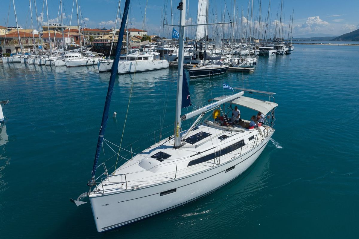 Athene, a Bavaria Cruiser 37 sailboat at Municipal Unit of Lefkada, Greece
