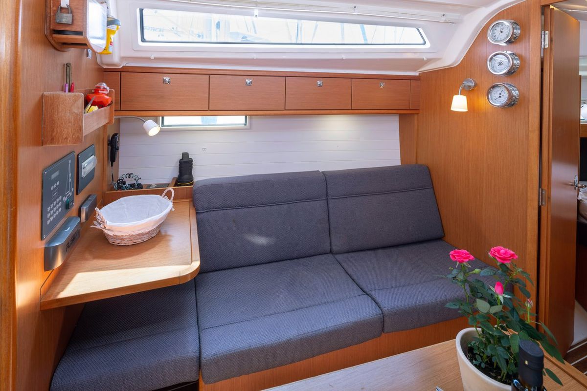 Athene, a Bavaria Cruiser 37 sailboat at Municipal Unit of Lefkada, Greece