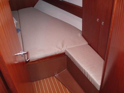 Cabin on Marija Katarina, a Bavaria 38 sailboat at Punat, Croatia