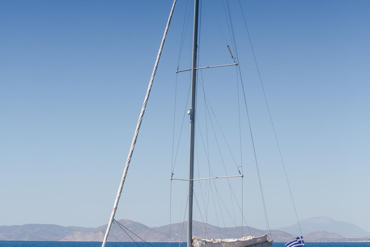 Ocean Song, a Jeanneau Sun Odyssey 440 sailboat at Athens, Greece