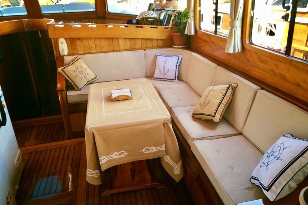 Cabin on Askim Deniz, a Custom Made Askim Deniz yacht at Bodrum, Turkey
