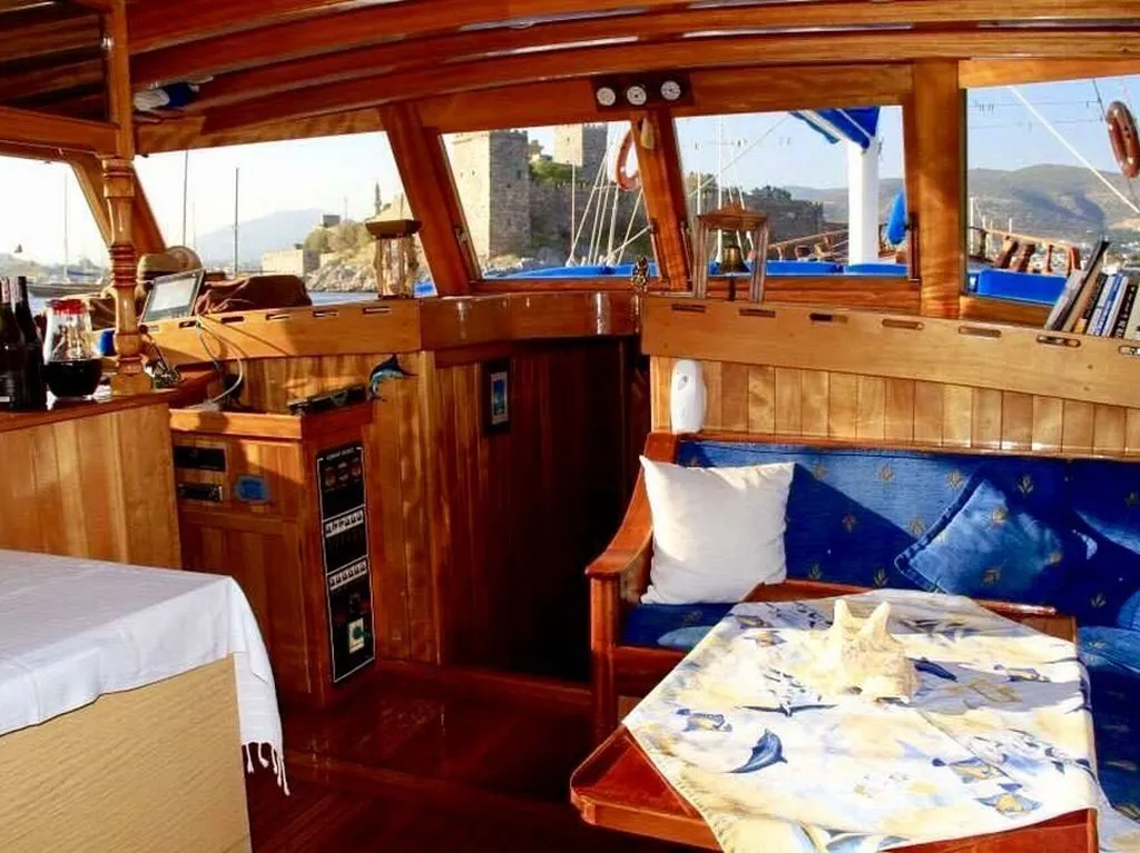 Cabin on Askim Deniz, a Custom Made Askim Deniz yacht at Bodrum, Turkey
