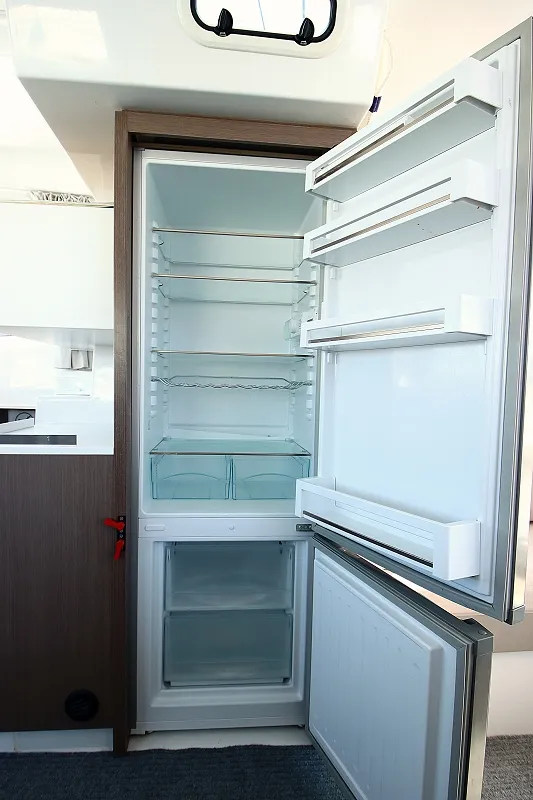 Galley of Moje Sunce, a Bali Catspace catamaran at Općina Rogoznica, Croatia