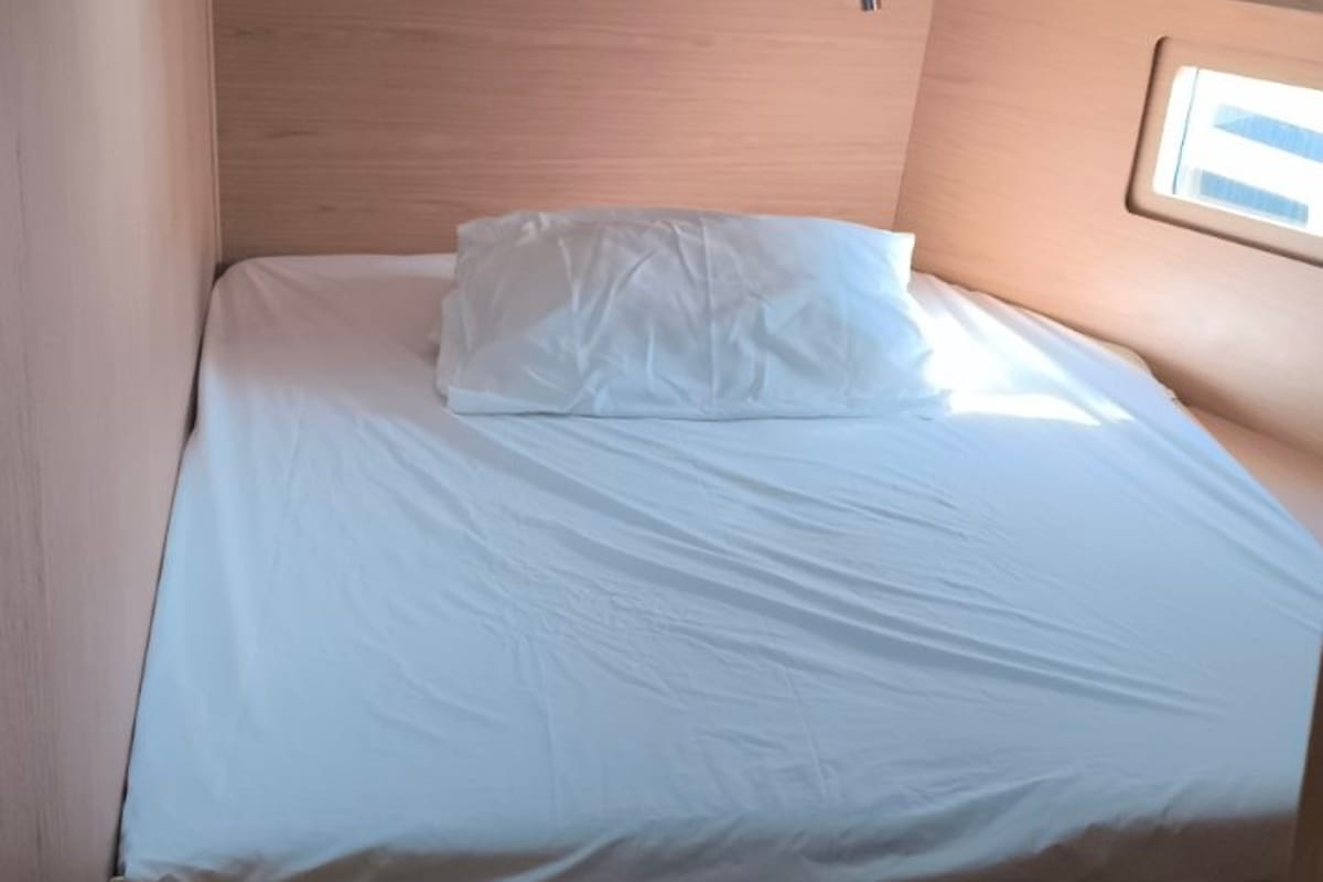 Cabin on Enjoy, a Beneteau Oceanis 51.1 sailboat at Municipal Unit of Nea Peramos, Greece