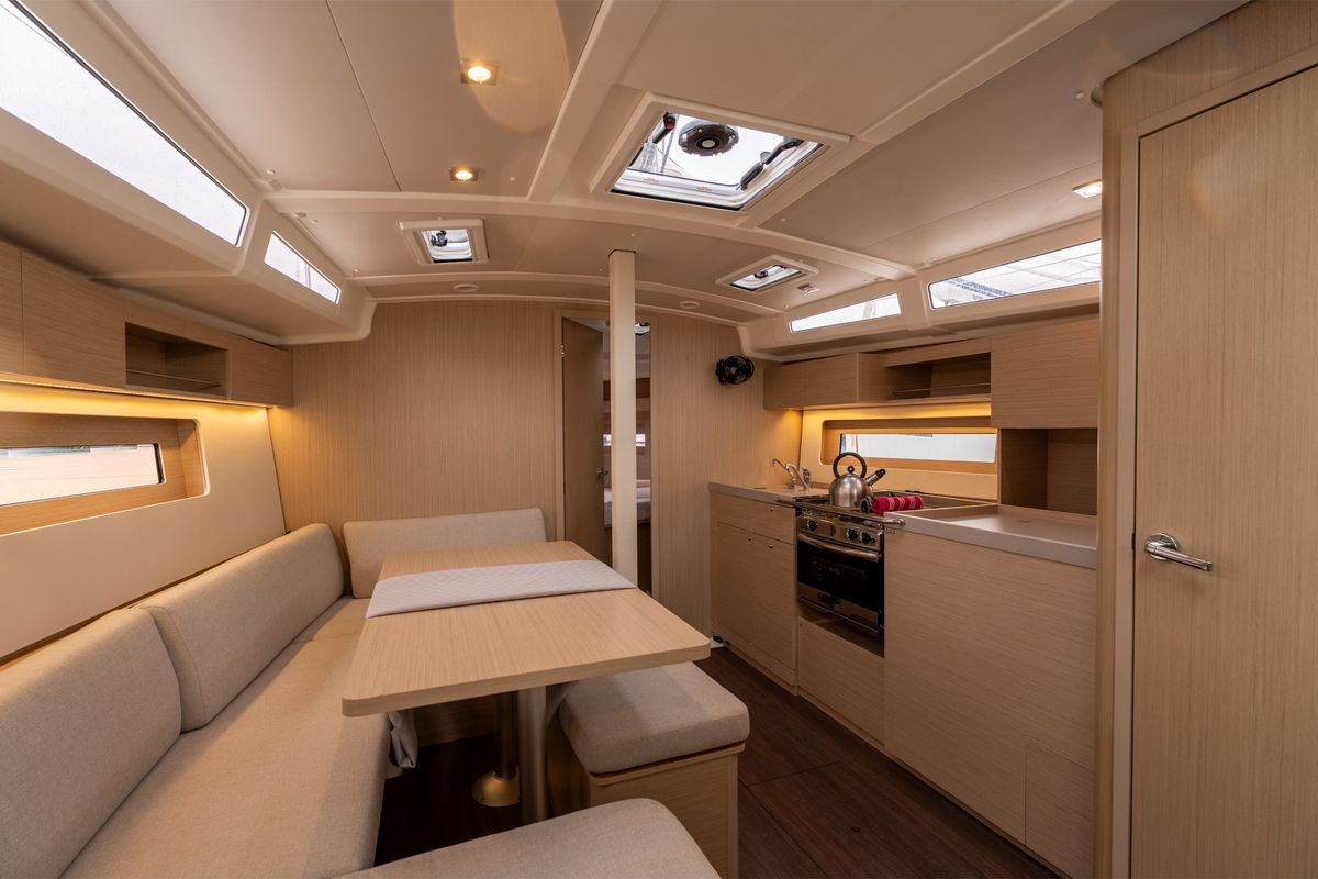 Salon of Scilla - Comfort line, a Beneteau Oceanis 37.1 sailboat at Salerno, Italy