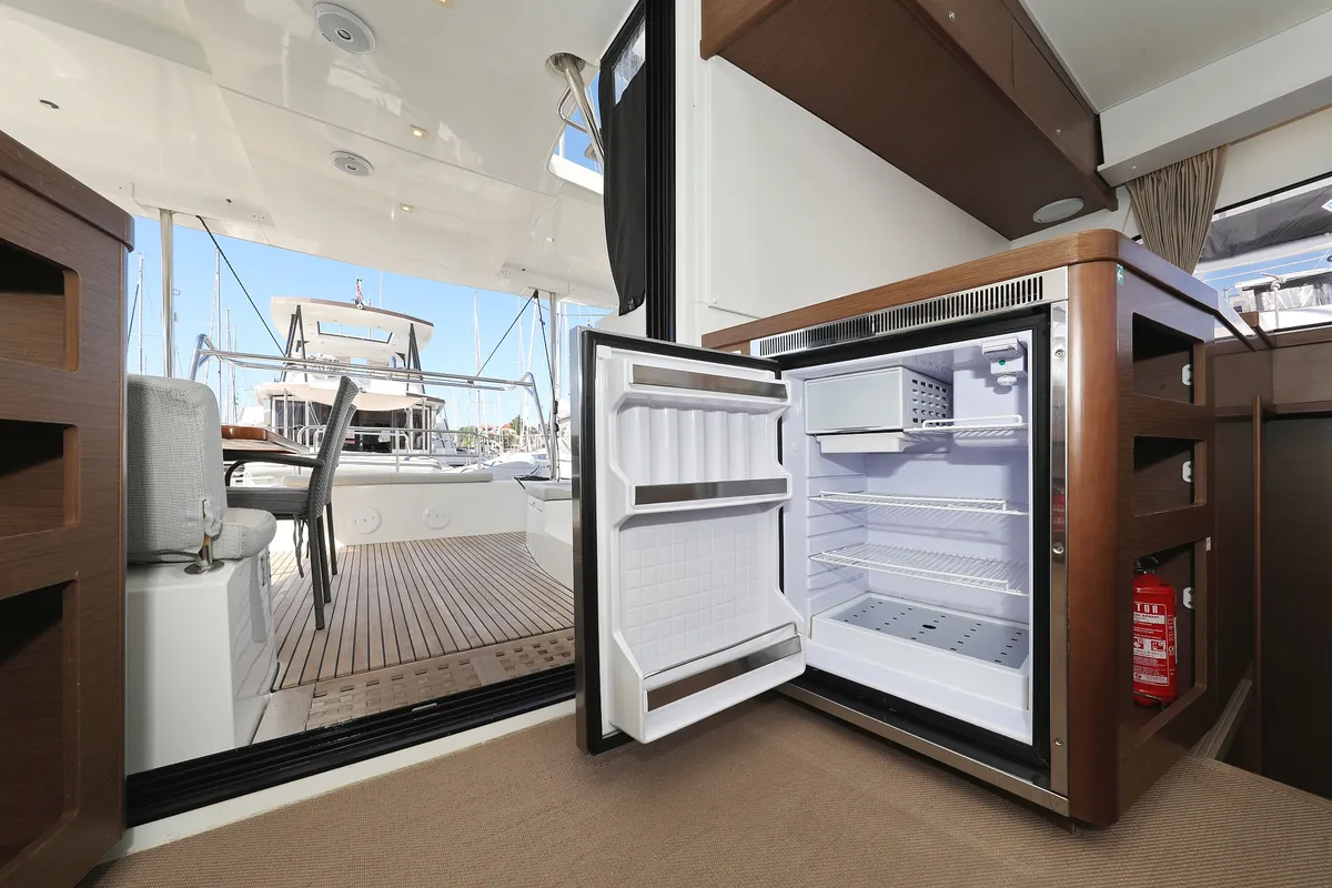 Galley of Media Luna, a Lagoon 42 catamaran at Općina Sveti Filip i Jakov, Croatia