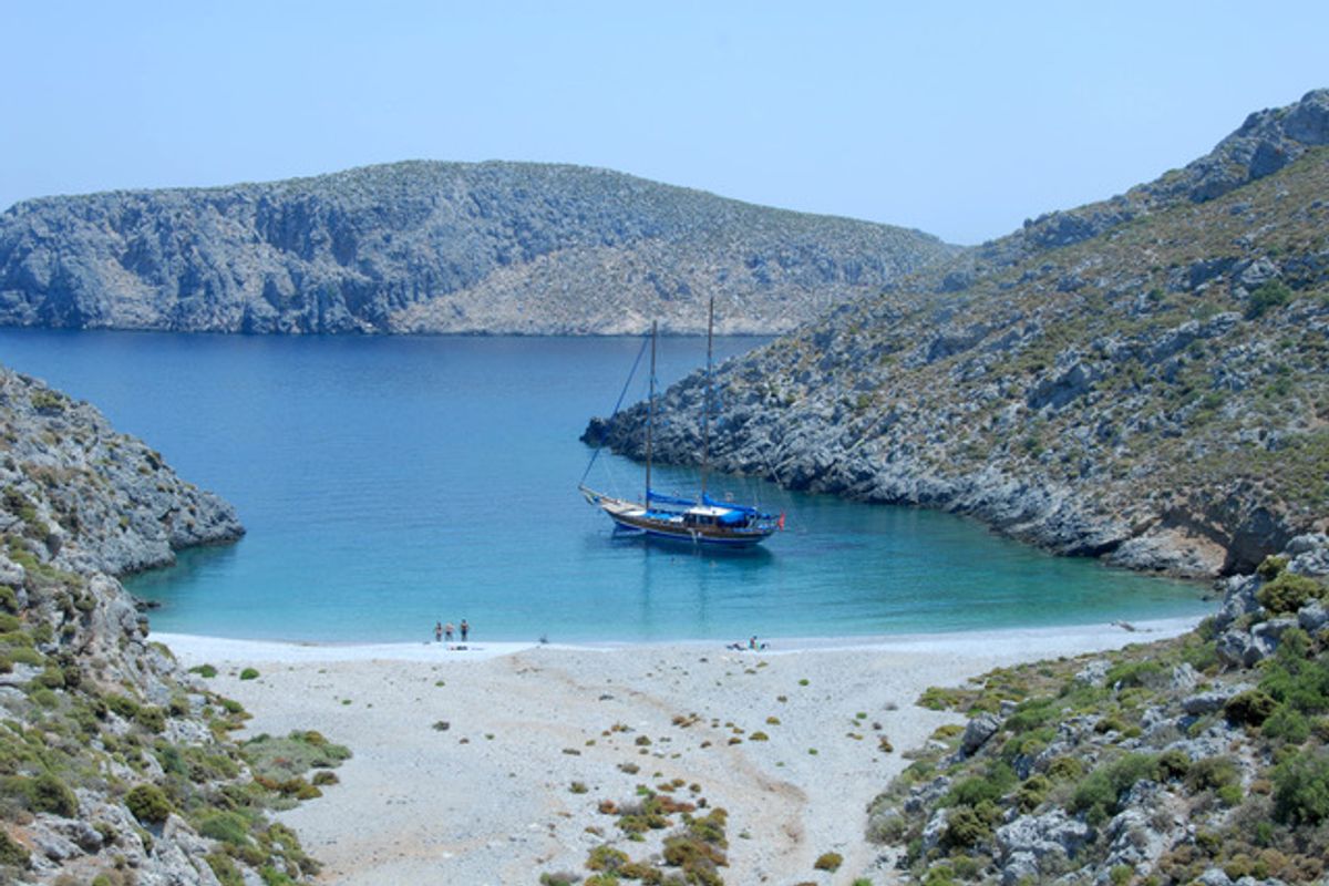 Exterior view of Musandira II, a Gulet Gulet gulet at Bodrum, Turkey