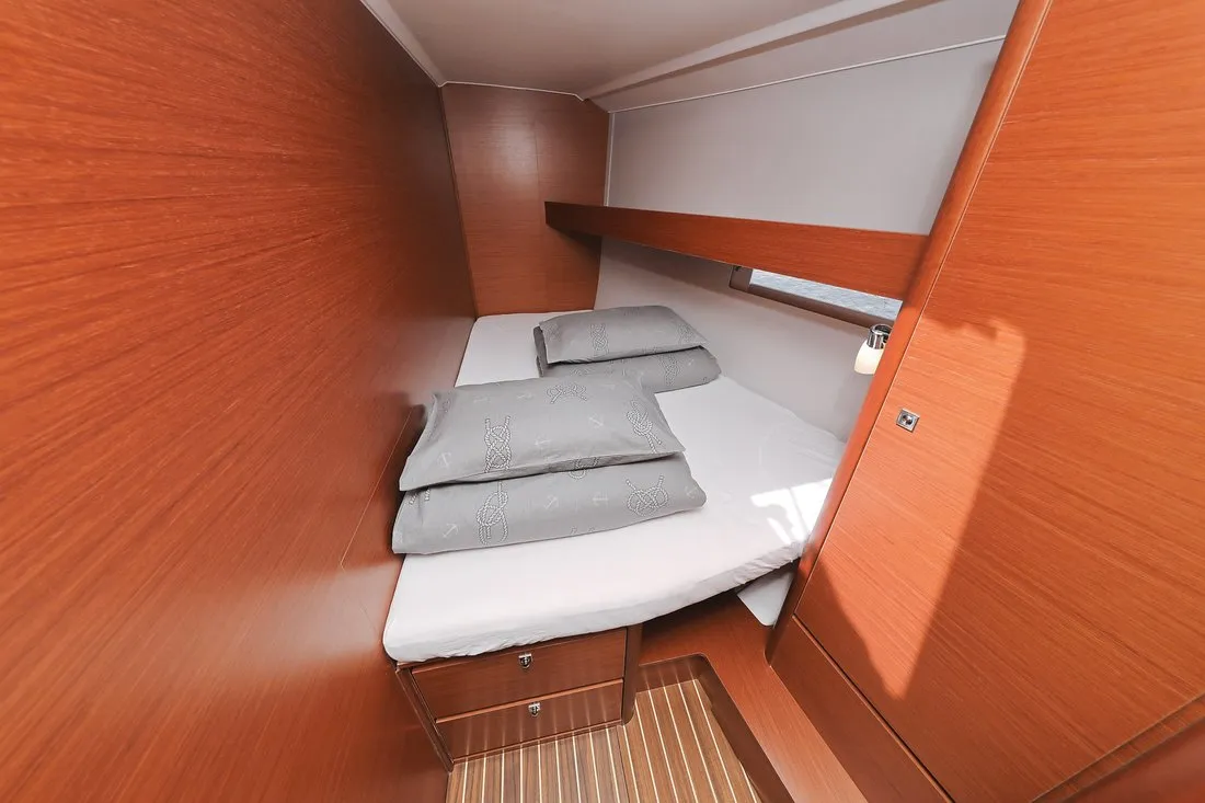 Cabin on SunnyLife, a Dufour 460 GL sailboat at Grad Biograd na Moru, Croatia