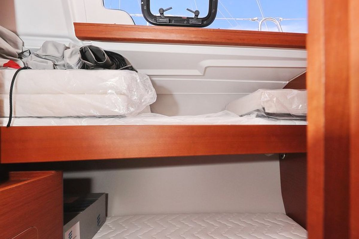 Cabin on SunnyLife, a Dufour 460 GL sailboat at Grad Biograd na Moru, Croatia