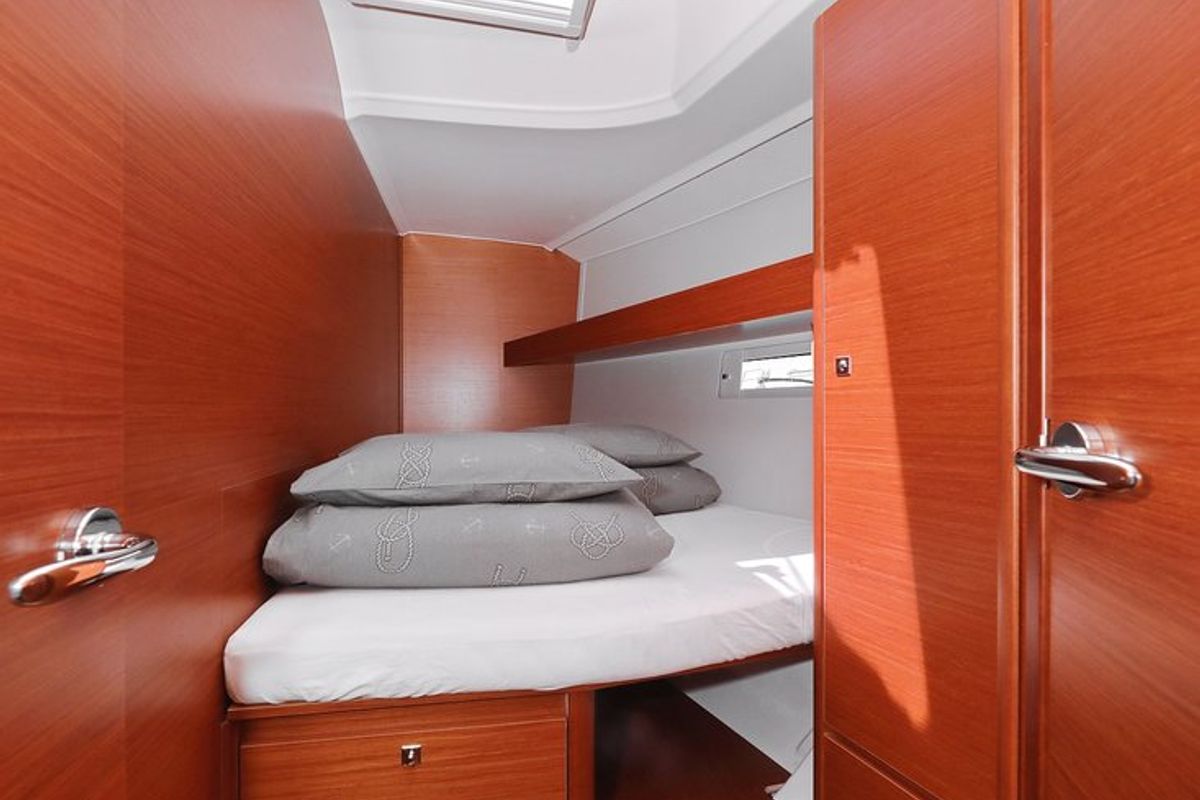 Cabin on SunnyLife, a Dufour 460 GL sailboat at Grad Biograd na Moru, Croatia