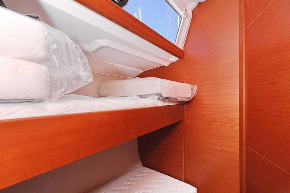 Cabin on SunnyLife, a Dufour 460 GL sailboat at Grad Biograd na Moru, Croatia