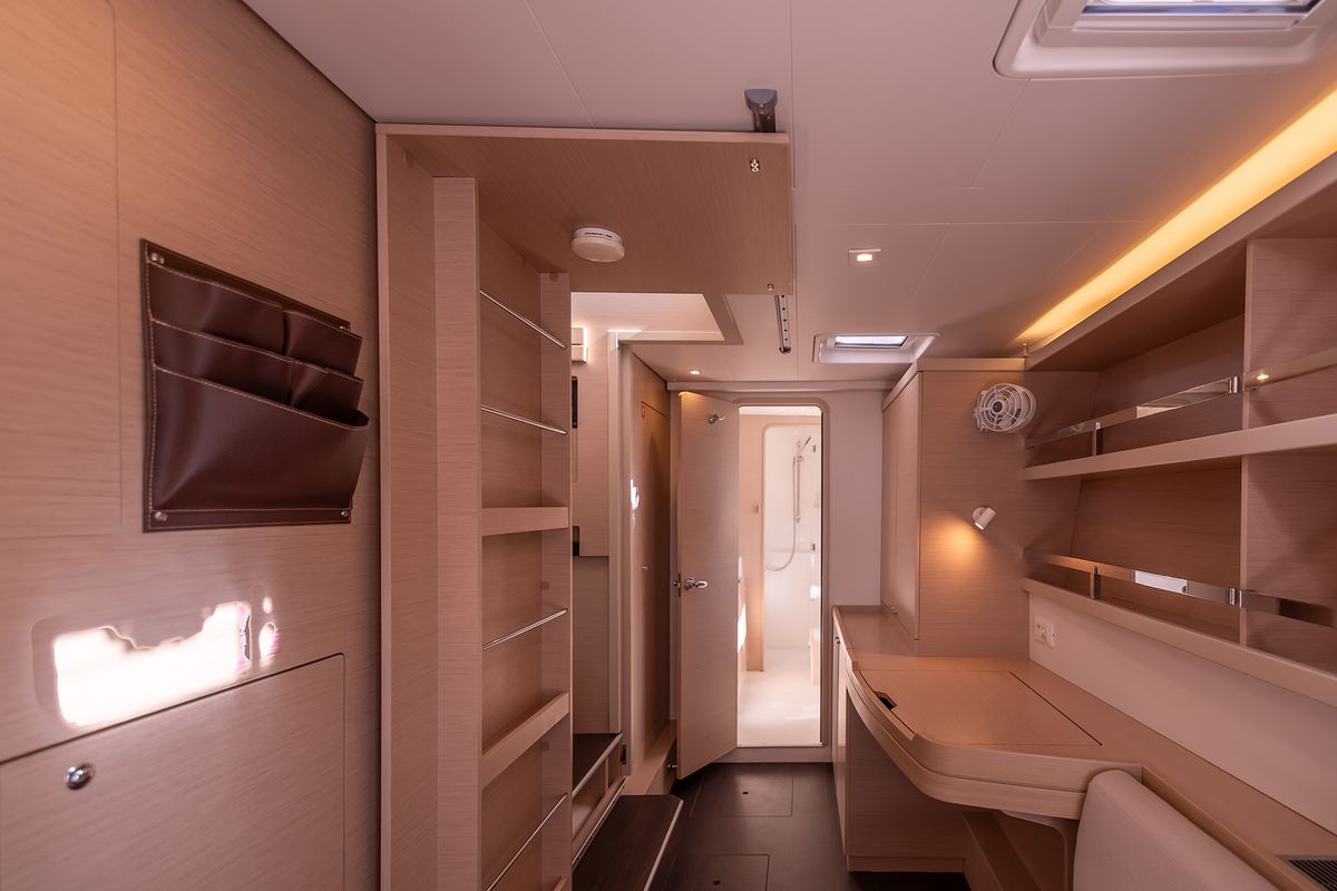 Cabin on Find Us, a Lagoon 42 OW catamaran at Grad Kaštela, Croatia