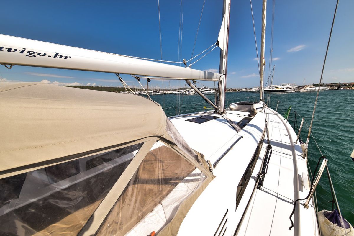 Exterior view of Dodo, a Beneteau Oceanis 51.1 OW sailboat at Općina Sukošan, Croatia