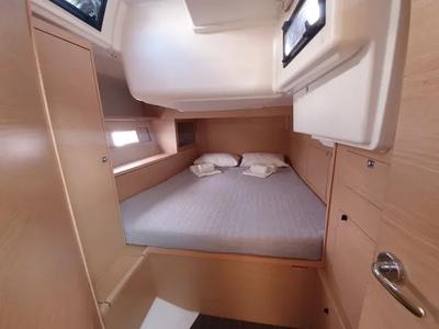 Cabin on Grande Sofia, a Dufour 530 sailboat at Lavreotiki Municipal Unit, Greece