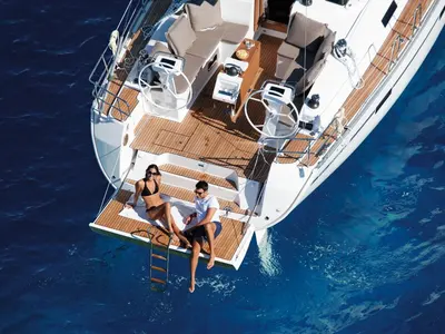 Lavanta, a Bavaria Cruiser 46 sailboat at Tivat, Montenegro