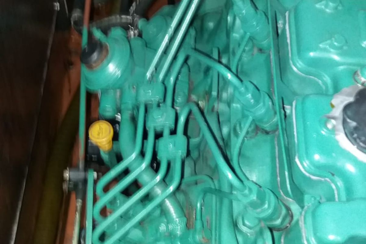 Sandra, a Bavaria 46 Cruiser sailboat at Municipal Unit of Lefkada, Greece