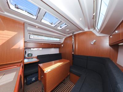 Salon of Lupe, a Bavaria Cruiser 37 sailboat at Zadar, Croatia