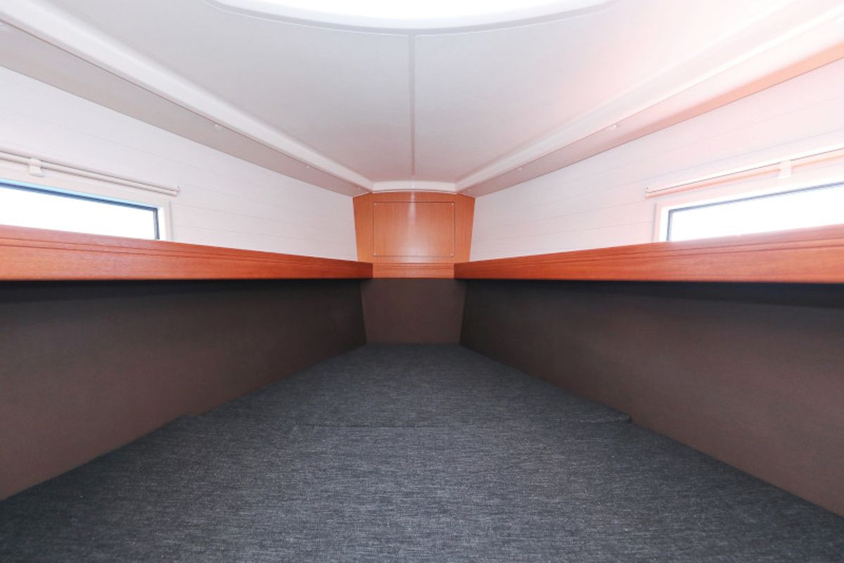 Cabin on Lupe, a Bavaria Cruiser 37 sailboat at Zadar, Croatia