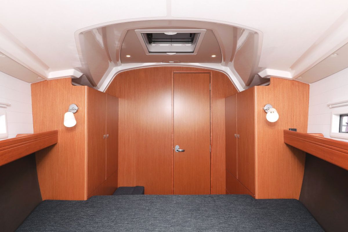 Cabin on Lupe, a Bavaria Cruiser 37 sailboat at Zadar, Croatia