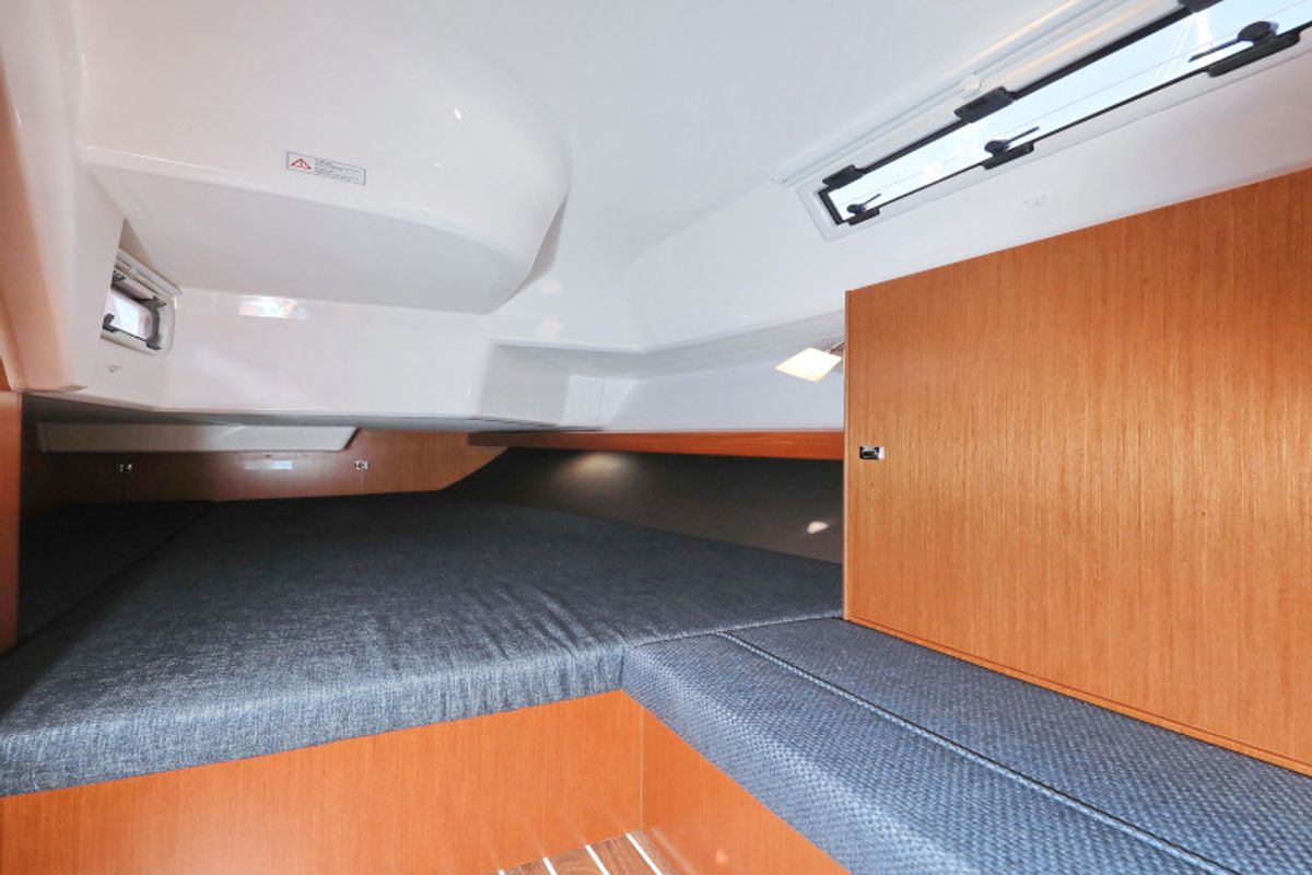 Cabin on Lupe, a Bavaria Cruiser 37 sailboat at Zadar, Croatia