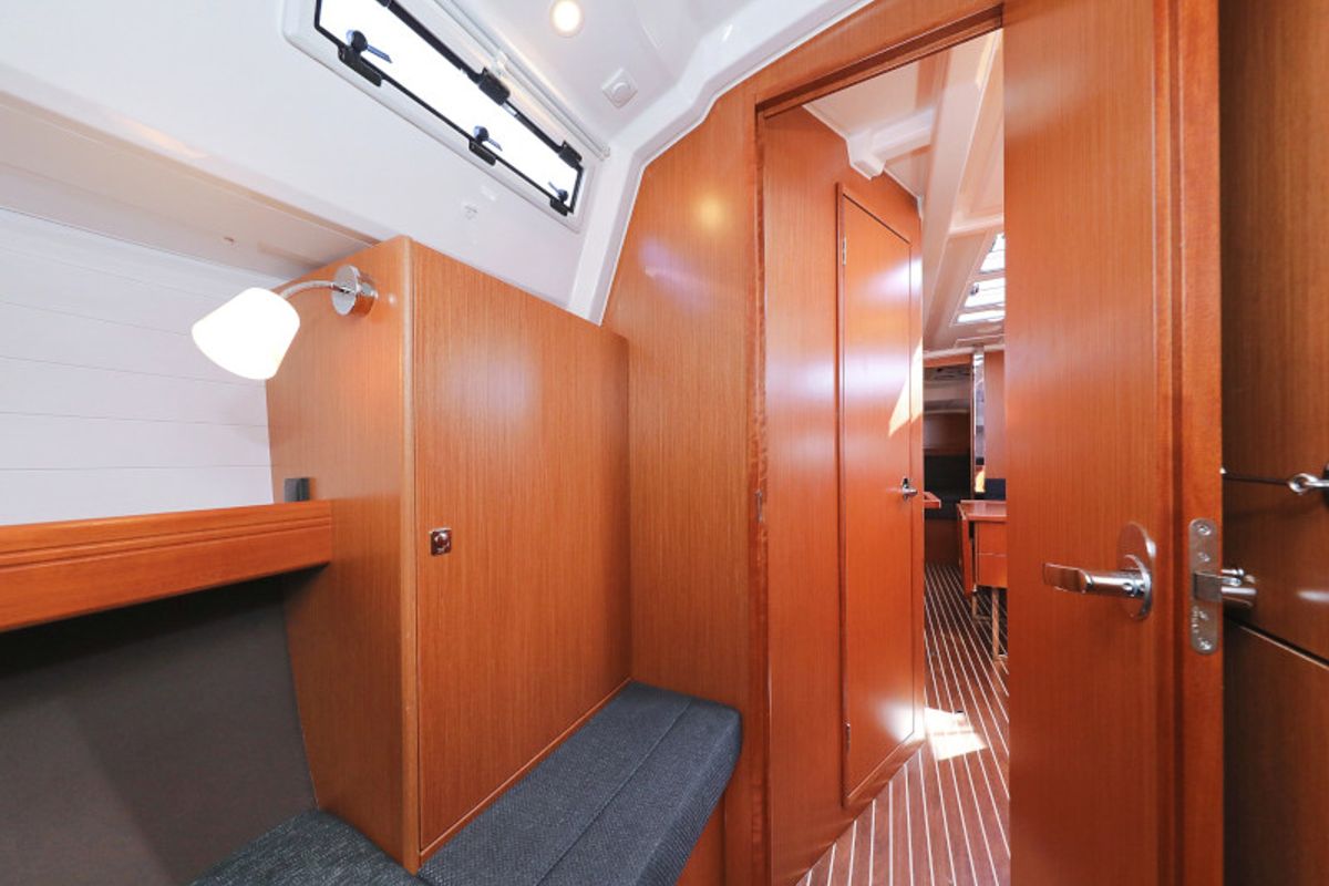 Cabin on Lupe, a Bavaria Cruiser 37 sailboat at Zadar, Croatia
