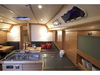 Galley of Sventola, a Hanse Yachts Hanse 370 sailboat at Piombino, Italy