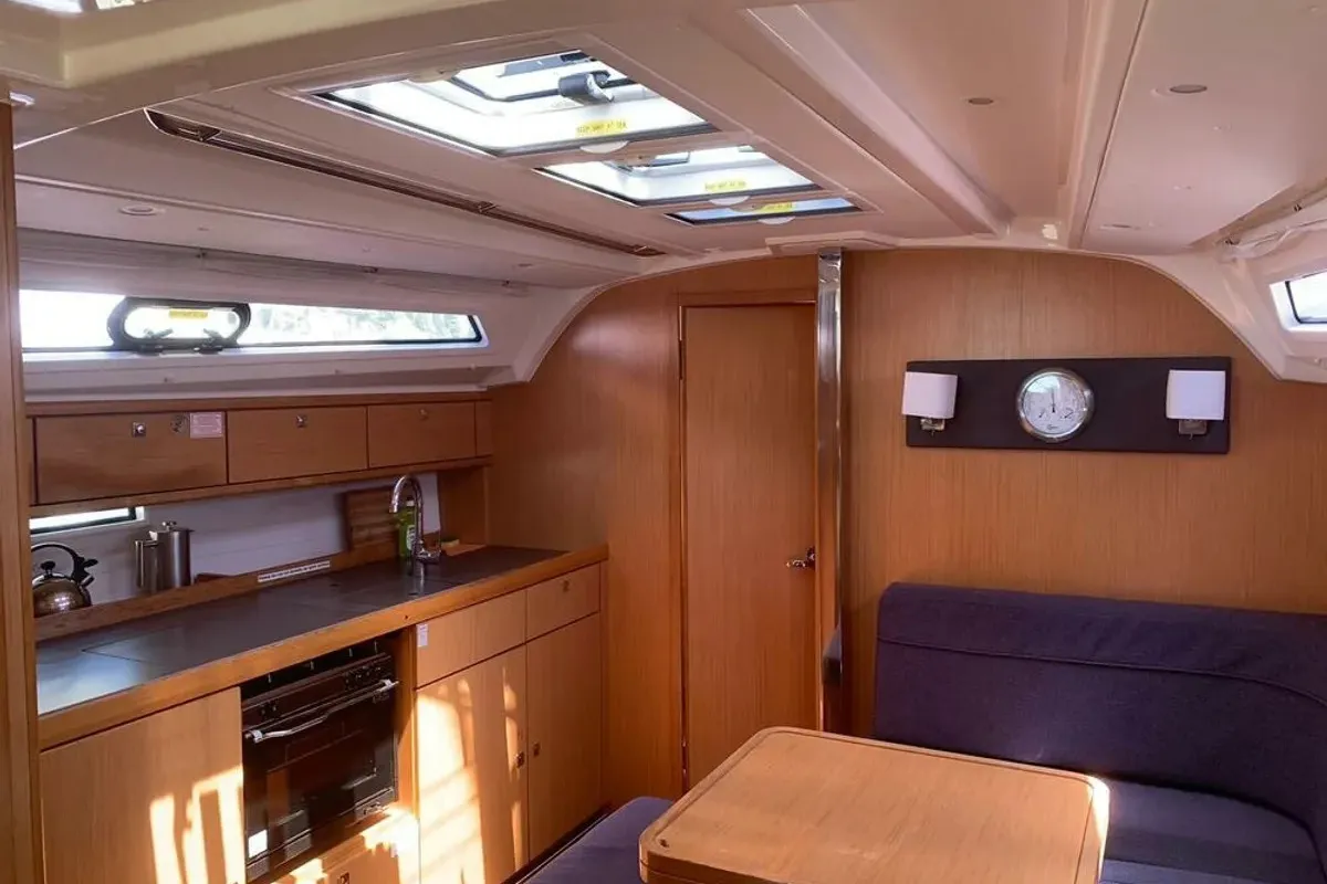 Galley of WHATEVER, a Bavaria Cruiser 41 sailboat at Općina Sukošan, Croatia