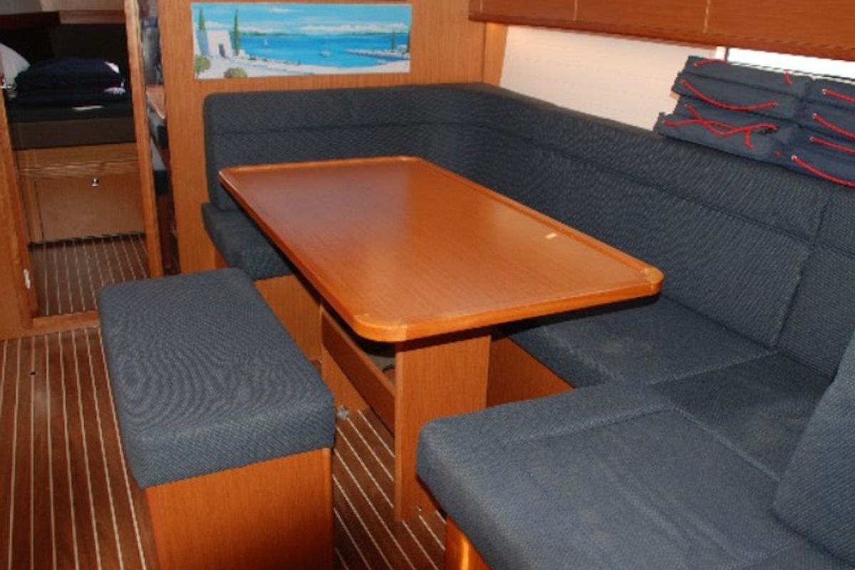 Salon of Cafard, a Bavaria Cruiser 41 sailboat at Municipal Unit of Palairos, Greece