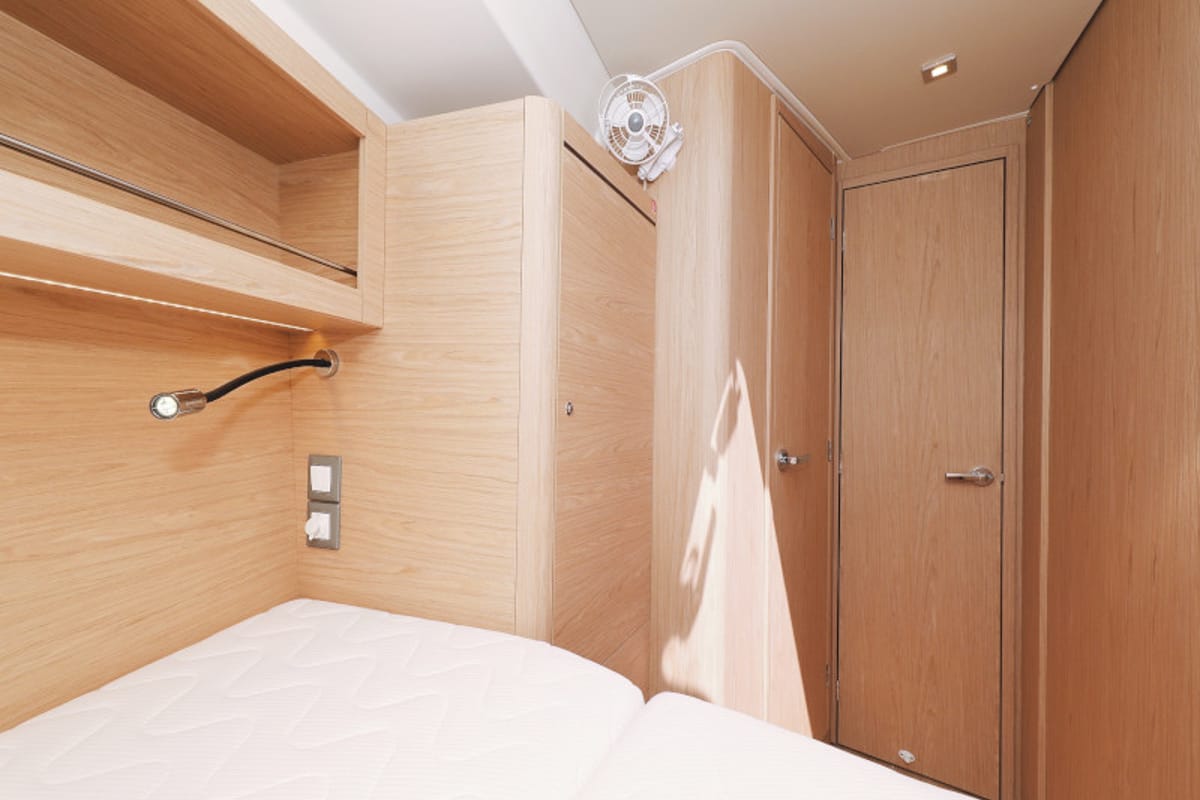 Cabin on Mr.White, a Beneteau Oceanis 46.1 sailboat at Zadar, Croatia