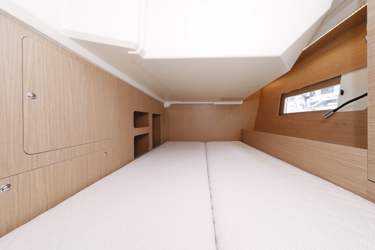 Cabin on Mr.White, a Beneteau Oceanis 46.1 sailboat at Zadar, Croatia