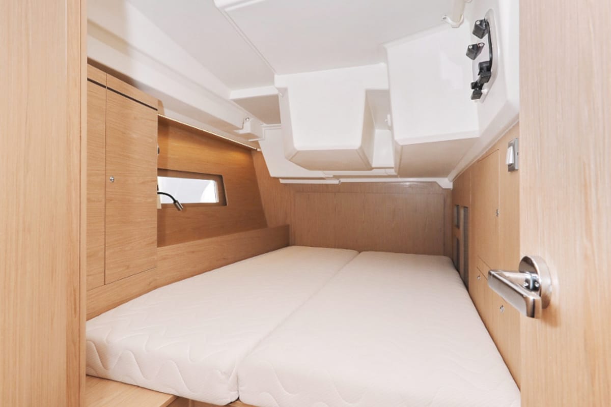 Cabin on Mr.White, a Beneteau Oceanis 46.1 sailboat at Zadar, Croatia