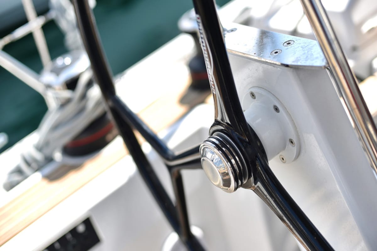 Mr.White, a Beneteau Oceanis 46.1 sailboat at Zadar, Croatia