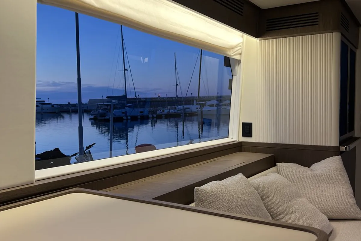 Salon of Moon light, a Azimut Magellano 66 yacht at Općina Sukošan, Croatia