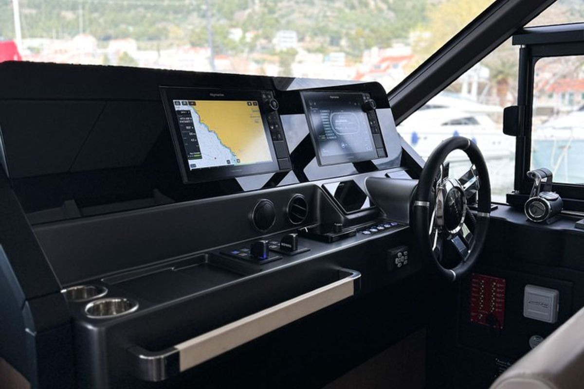 Salon of Moon light, a Azimut Magellano 66 yacht at Općina Sukošan, Croatia