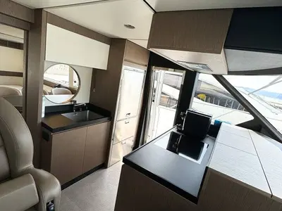 Galley of Moon light, a Azimut Magellano 66 yacht at Općina Sukošan, Croatia