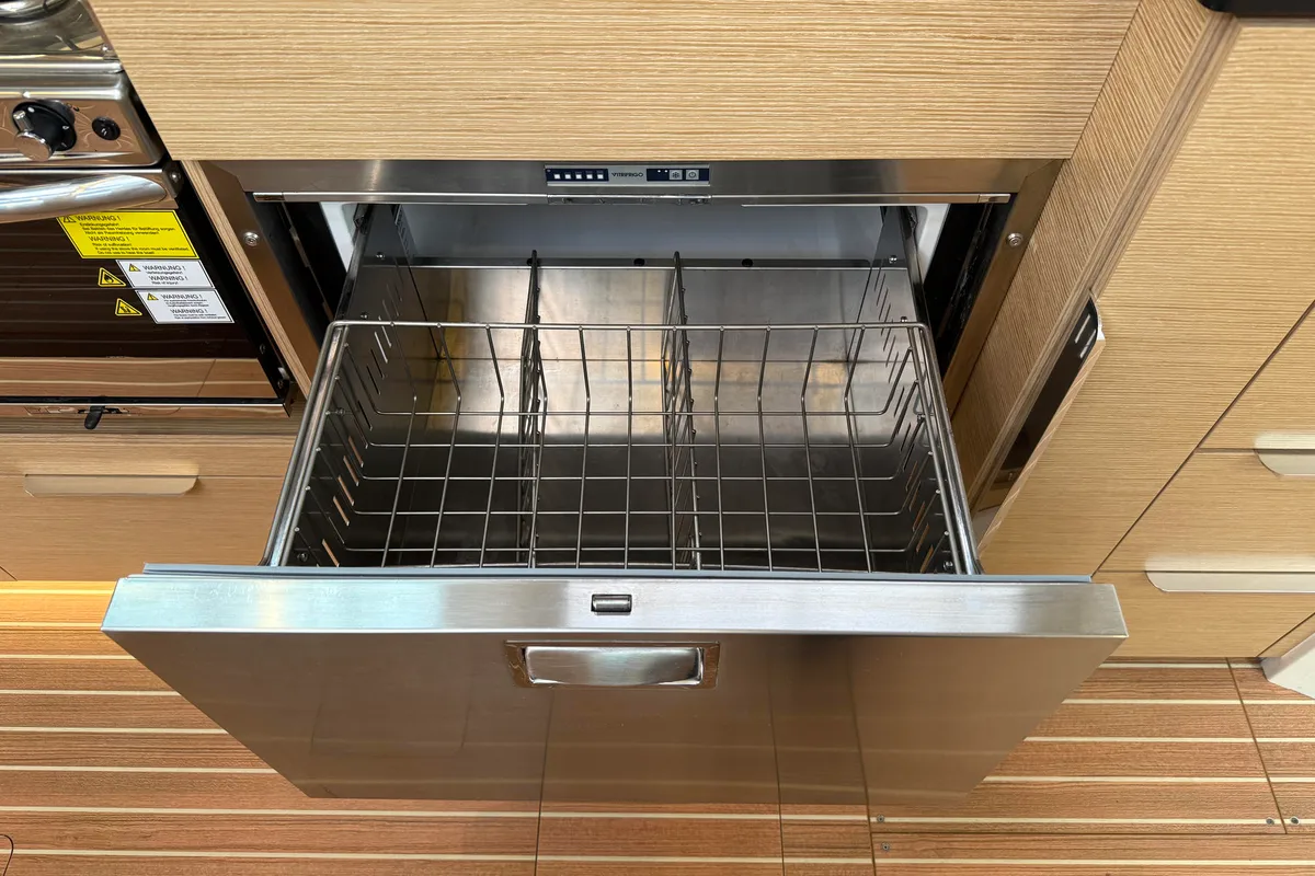 Galley of Wilson, a Hanse Yachts Hanse 460 sailboat at Punat, Croatia